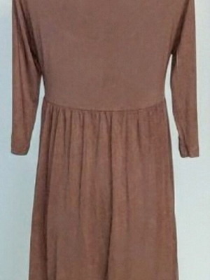 Elastic H&M dress used, plus size, ash rose color