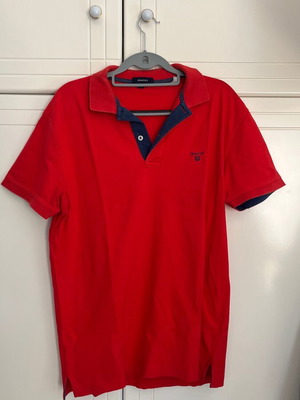 Ανδρική μπλούζα Gant μεταχειρισμένη, κόκκινη, μέγεθος XL