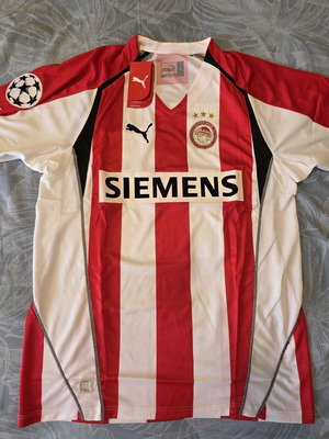 Φανέλα Ολυμπιακού σεζόν 2005-06 Rivaldo αυθεντική καινούργια, μέγεθος Large