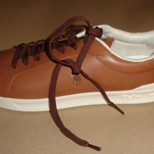 Polo Ralph Lauren Heritage Court II shoes brown new, size 45