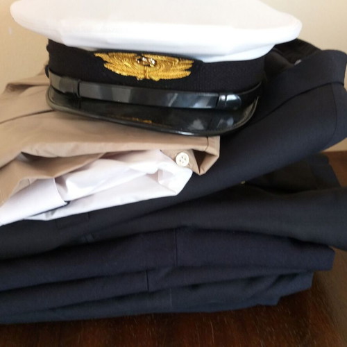 Merchant Navy Cadet Uniform Set with Jacket, Shirts, Trousers, Cap