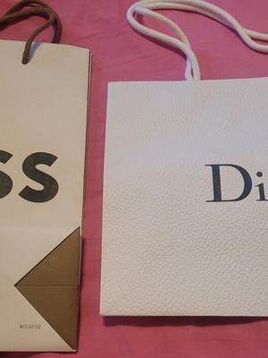Paper bags Boss and Dior new
