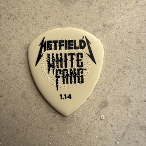 Metallica Hetfield White Fang Pick like new