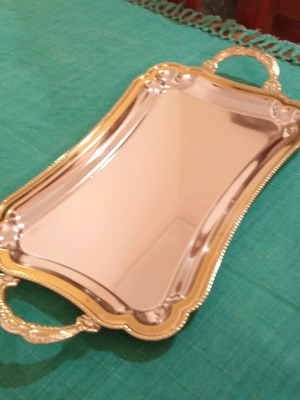 Silver-plated tray like new