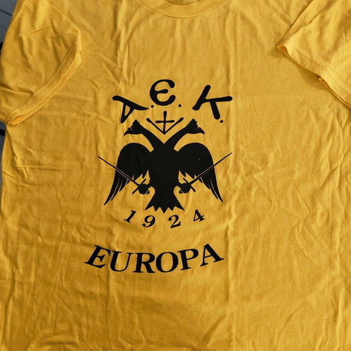 Vintage AEK T-shirt Diomey XL, made in Greece