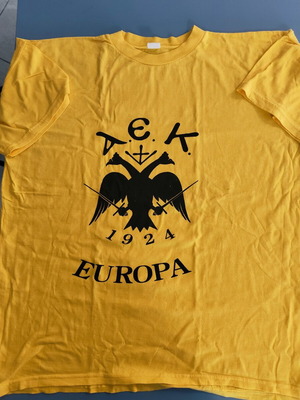 Vintage AEK T-shirt Diomey XL, made in Greece