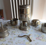 Old Italian coffee maker used