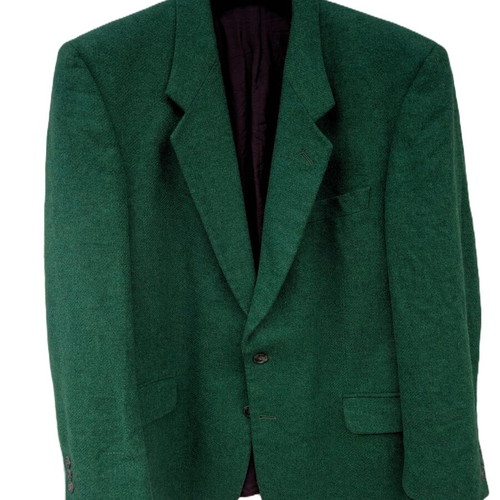 Digel blazer 100% pure new wool green like-new