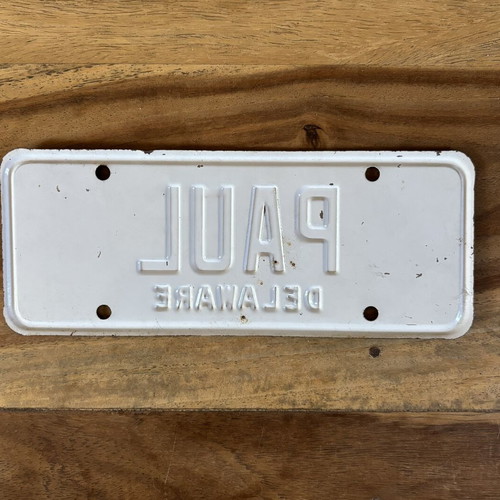 Vintage metal license plate 20x8cm