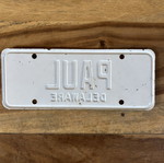 Vintage metal license plate 20x8cm