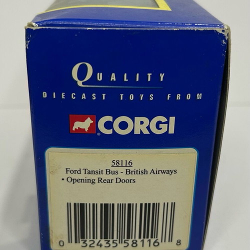 Corgi 1999 No 58116 Ford Transit Bus British Airways new