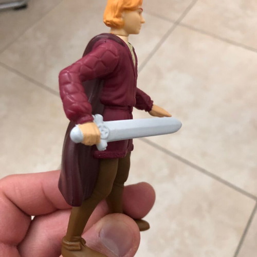 Shrek The Third Artur Pendragon 11 cm figure used, McDonalds Happy Meal toy