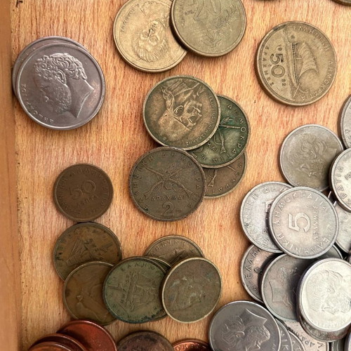 Συλλογή ελληνικών νομισμάτων μεταχειρισμένη 1976-2000, 104 τεμάχια