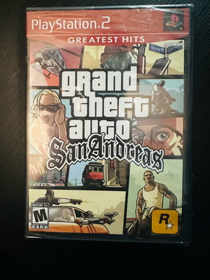 Grand Theft Auto San Andreas PlayStation 2 new, sealed