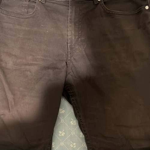 H&M slim fit black denim shorts like new, size S