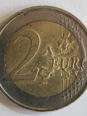 Βέλγιο 2€ 2011 Συλλεκτικό επετειακό δίευρο 100 χρόνια Διεθνούς Ημέρας της Γυναίκας μεταχειρισμένο