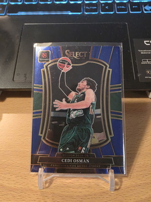 Cedi Osman Premier Level Blue Prizm Card like new, Panathinaikos 2025-26