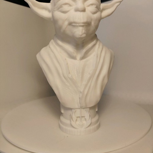 Yoda bust new, 14 cm 3D printed