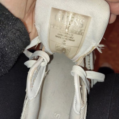 Guess Chunky Sneakers White Beige size 38 used