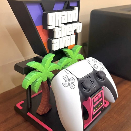 GTA VI Controller Stand for Xbox and PS5 with Custom Name