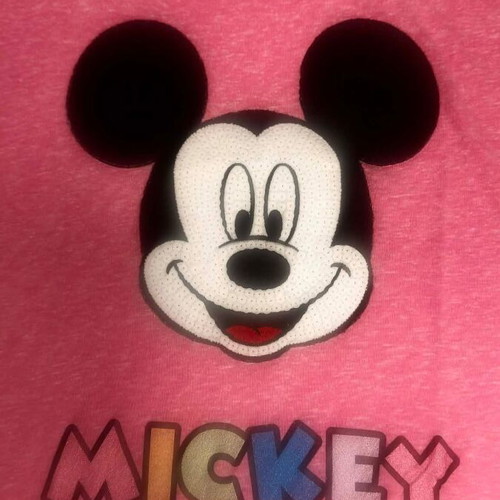 Tshirt Mickey pink short sleeve Zara Girl like new size 164