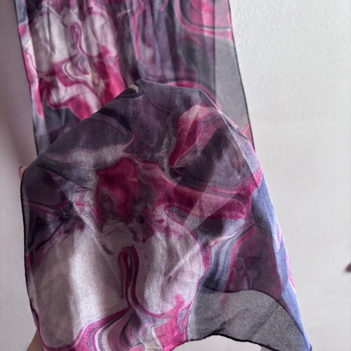 Italian scarf used, tricolor 150x30