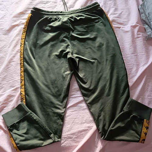 Kappa x Lex tracksuit set, green and yellow, size L