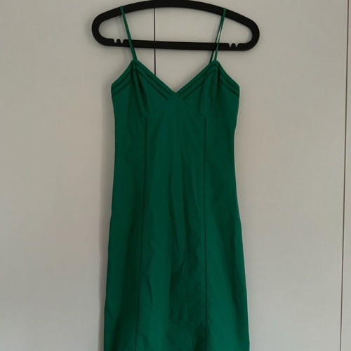 Topshop dress with strap green like new, size S