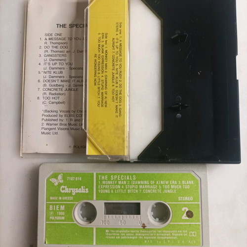 The Specials Specials cassette tape used in very good condition