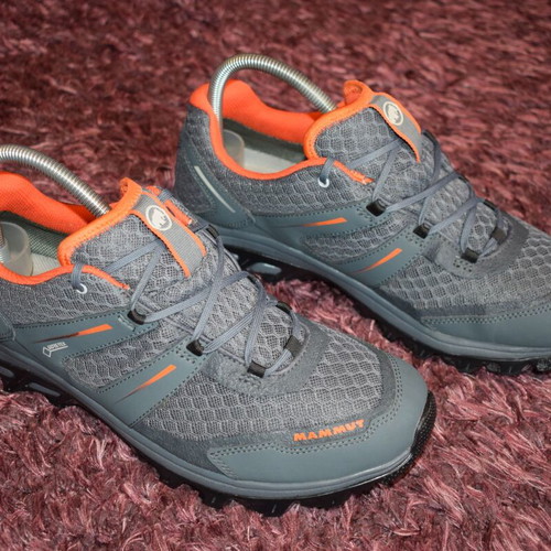 Mammut MTR 71 Low Gore Tex men's sports shoes like new, size 43.5, gray and orange