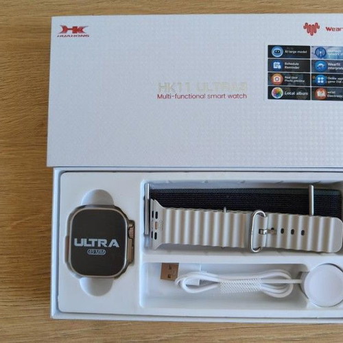 Smartwatch HK11 ULTRA 3 with AMOLED screen and 2 straps