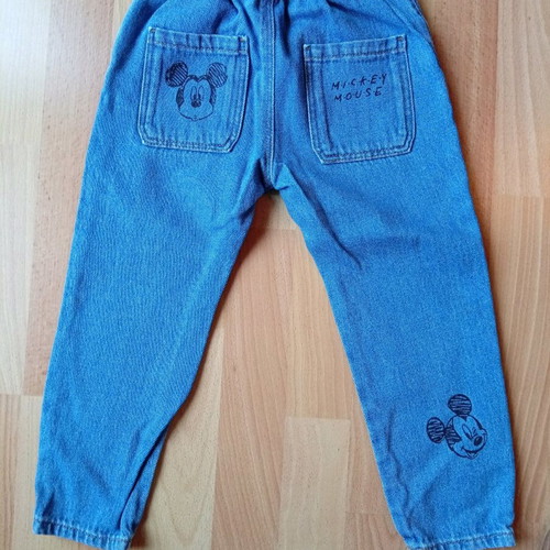 Girls' denim pants 4-5 years 110 cm Zara like new blue