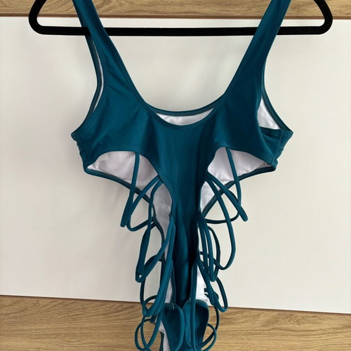 One piece swimsuit with straps Shein blue size S new