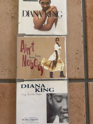 Diana King CD singles like new, Shy Guy, Ain’t Nobody, I Say a Little Prayer