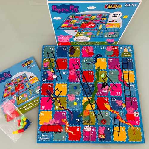 Peppa Pig Snakes and Ladders & Ludo board game