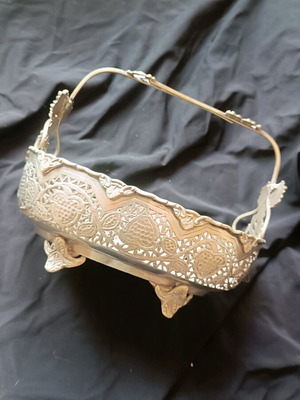 Vintage silver-plated fontaniera used, collectible item