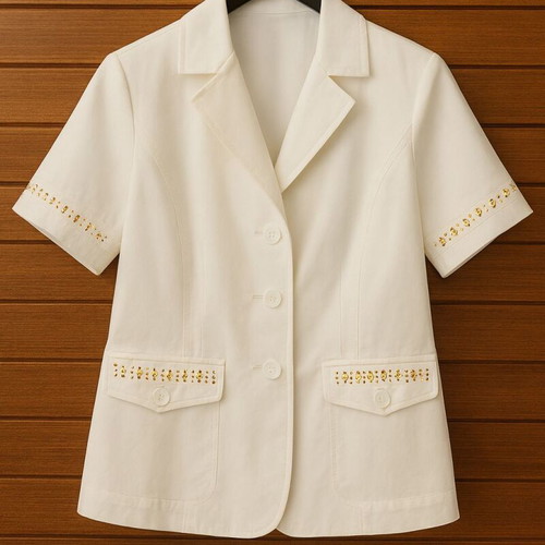 Gio Anna white suit like new, summer elegant style
