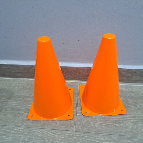 Plastic cones like new, set of 2