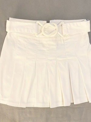 Mini skirt white like new, size S
