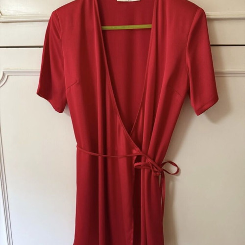 Mind Matter mini satin dress red like new