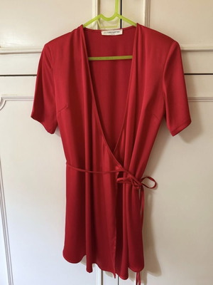 Mind Matter mini satin dress red like new