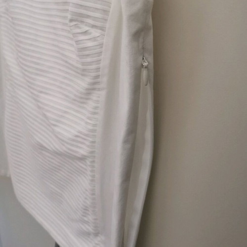 Naracamicie top blouse white used size M with zipper