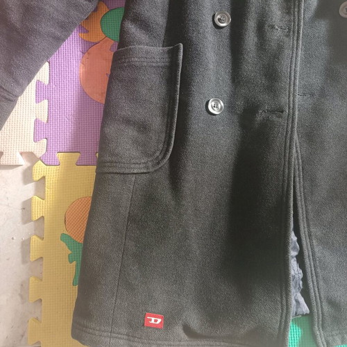 Diesel medium coat like new, black