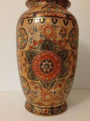 Satsuma vase used, height 30cm
