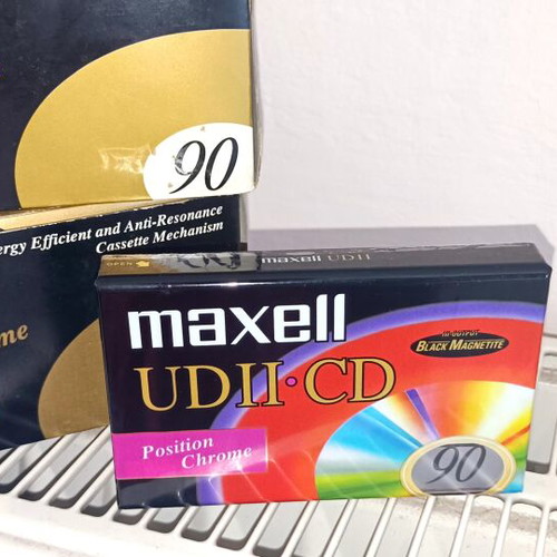 Maxell UDII-CD 90 chrome Type II cassette tapes, 10 pack, sealed