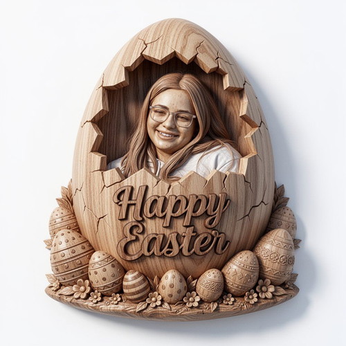 Easter embossed personalized decoration new