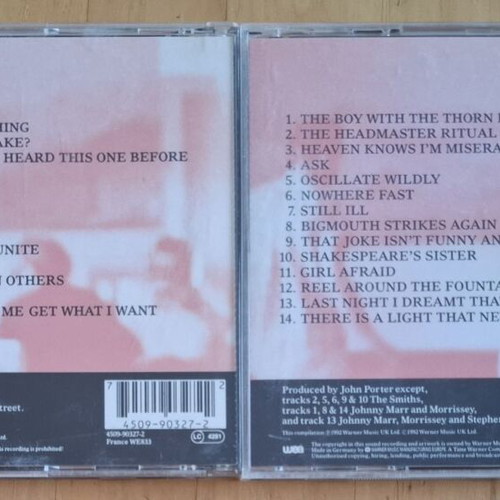 The Smiths Best I + II CD set used, rock compilation