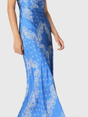 Maje dress blue like new from 2026 collection