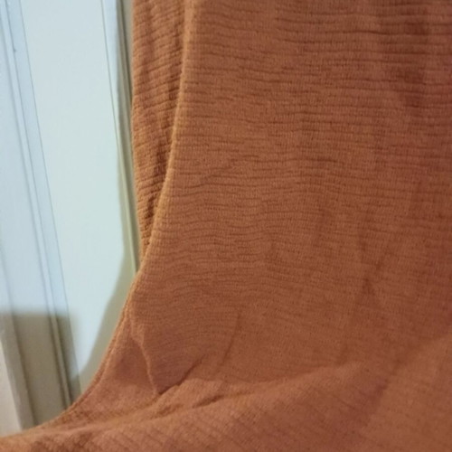 Short-sleeve dress, size Large, cotton linen