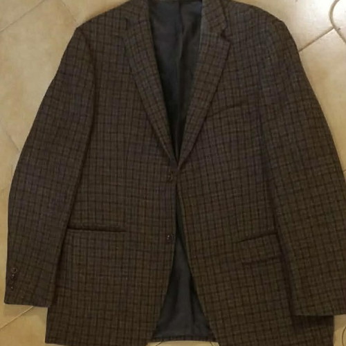 Harris Tweed jacket brown like new, size L